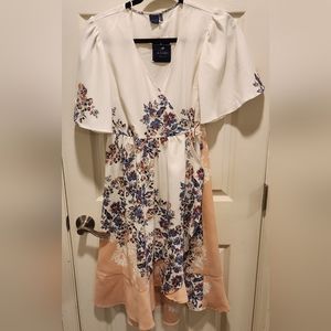 Kaari Blue Wraparound Dress